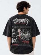 Guts Manga Collage – T-Shirt – model shot | Berserk