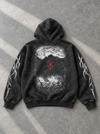 Griffith Guts Mirror – Hoodie – flat-lay | Berserk