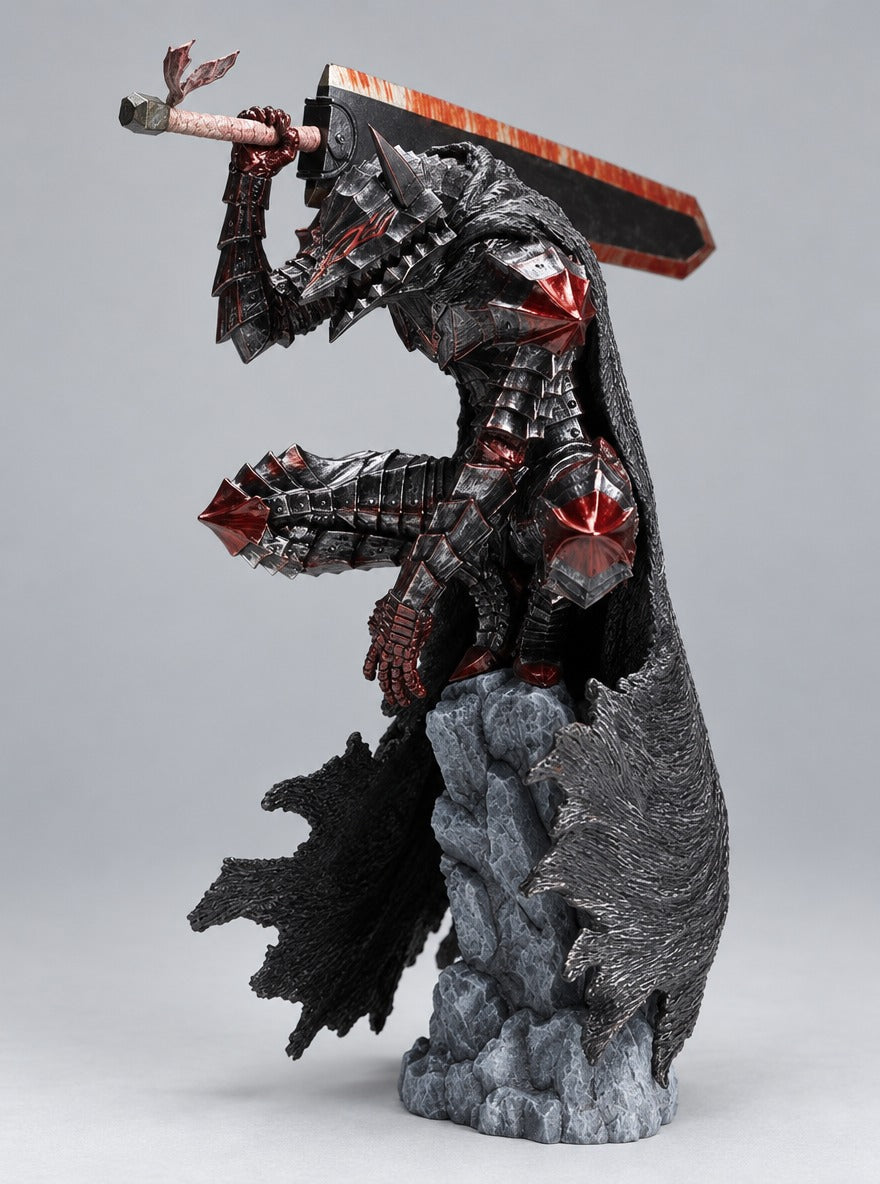 Guts Berserker Armor Figure – left side view | Berserk