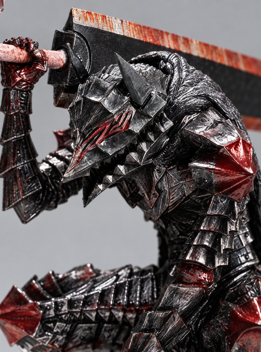 Guts Berserker Armor Figure – close-up | Berserk