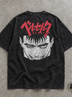 Guts Mad Grin – T-Shirt – flat-lay | Berserk
