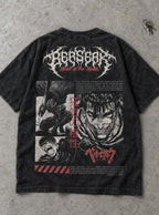 Guts Manga Collage – T-Shirt – flat-lay | Berserk