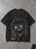 Guts Rage Scream – T-Shirt – flat-lay | Berserk