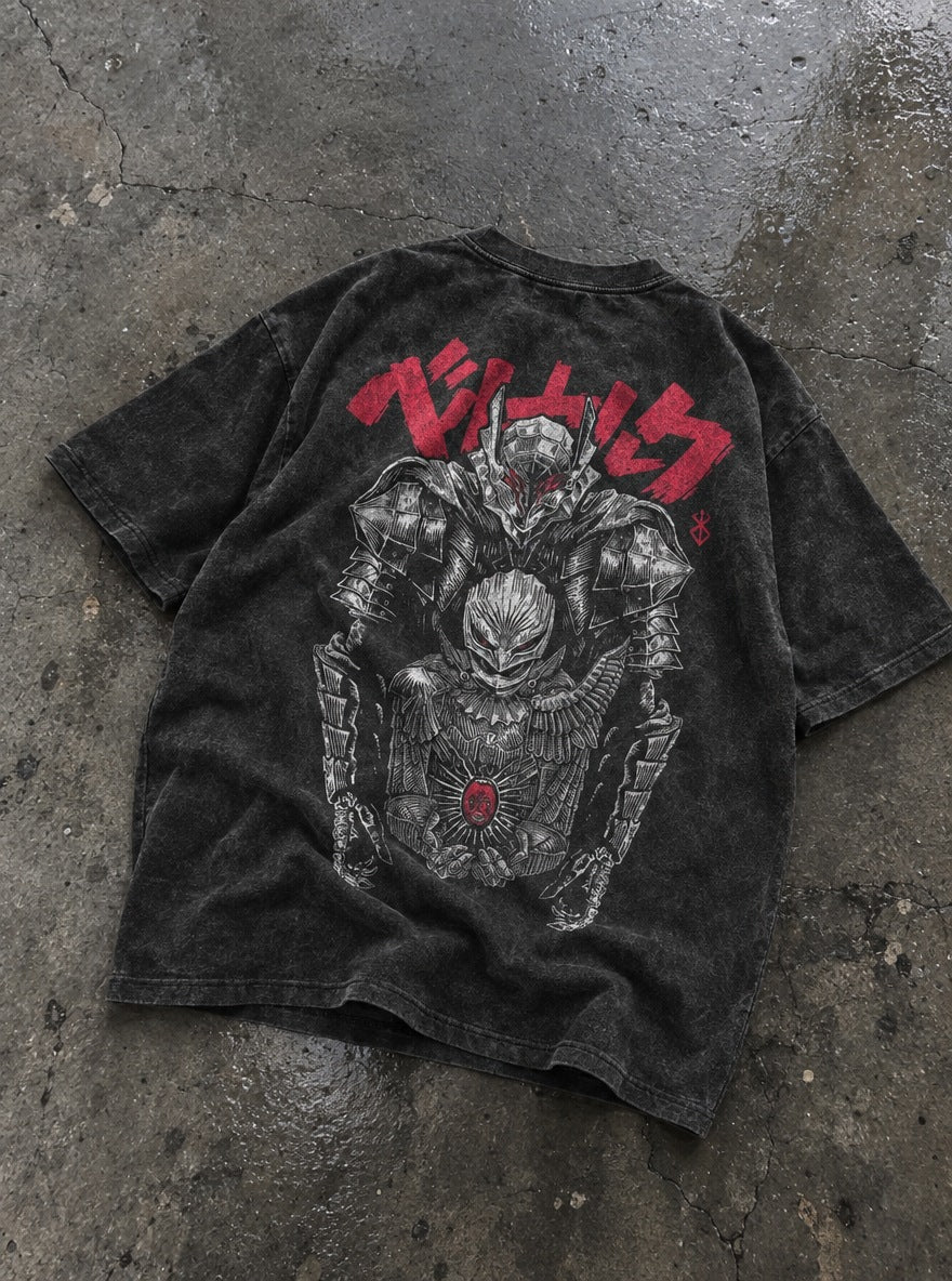 Katakana Armor – T-Shirt – flat-lay | Berserk
