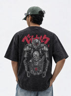 Katakana Armor – T-Shirt – model shot | Berserk