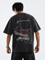 Beast Jaws Leap – T-Shirt – model shot | Berserk