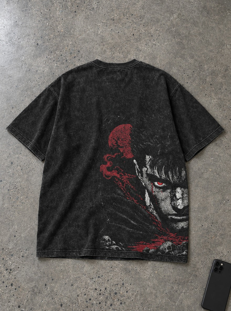 Red Eye Guts – T-Shirt – flat-lay | Berserk