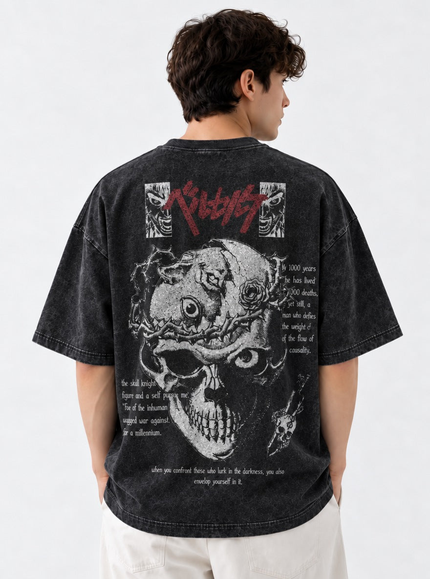 Skull Quote – T-Shirt – model shot | Berserk