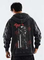 Guts Sword Lean – Hoodie – model shot | Berserk