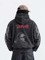 Skyward Guts – Hoodie – model shot | Berserk