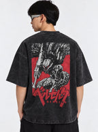 Red Panel Berserker – T-Shirt – model shot | Berserk