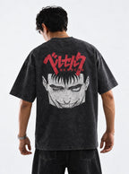 Guts Mad Grin – T-Shirt – model shot | Berserk