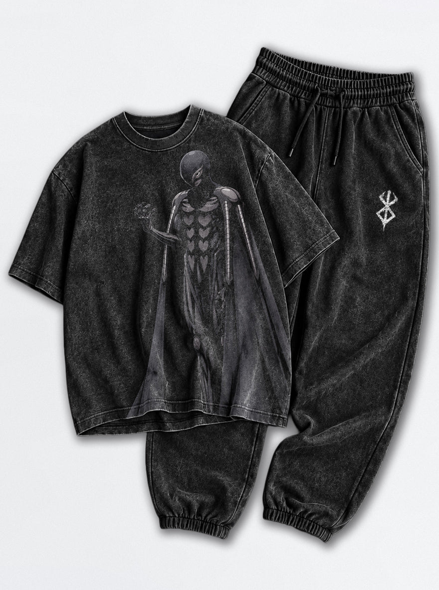 Berserker Armor Tee & Joggers Combo – Caped Femto – mockup | Berserk