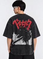 Guts Ink Silhouette – T-Shirt – model shot | Berserk