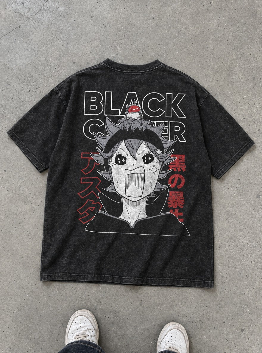 Asta & Nero – T-Shirt – flat-lay | Black Clover