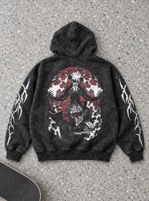 Asta Anti-Magic – Hoodie – flat-lay | Black Clover