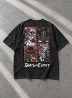 Asta Devil Panels – T-Shirt – flat-lay | Black Clover