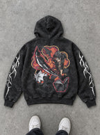Asta Devil Union – Hoodie – flat-lay | Black Clover