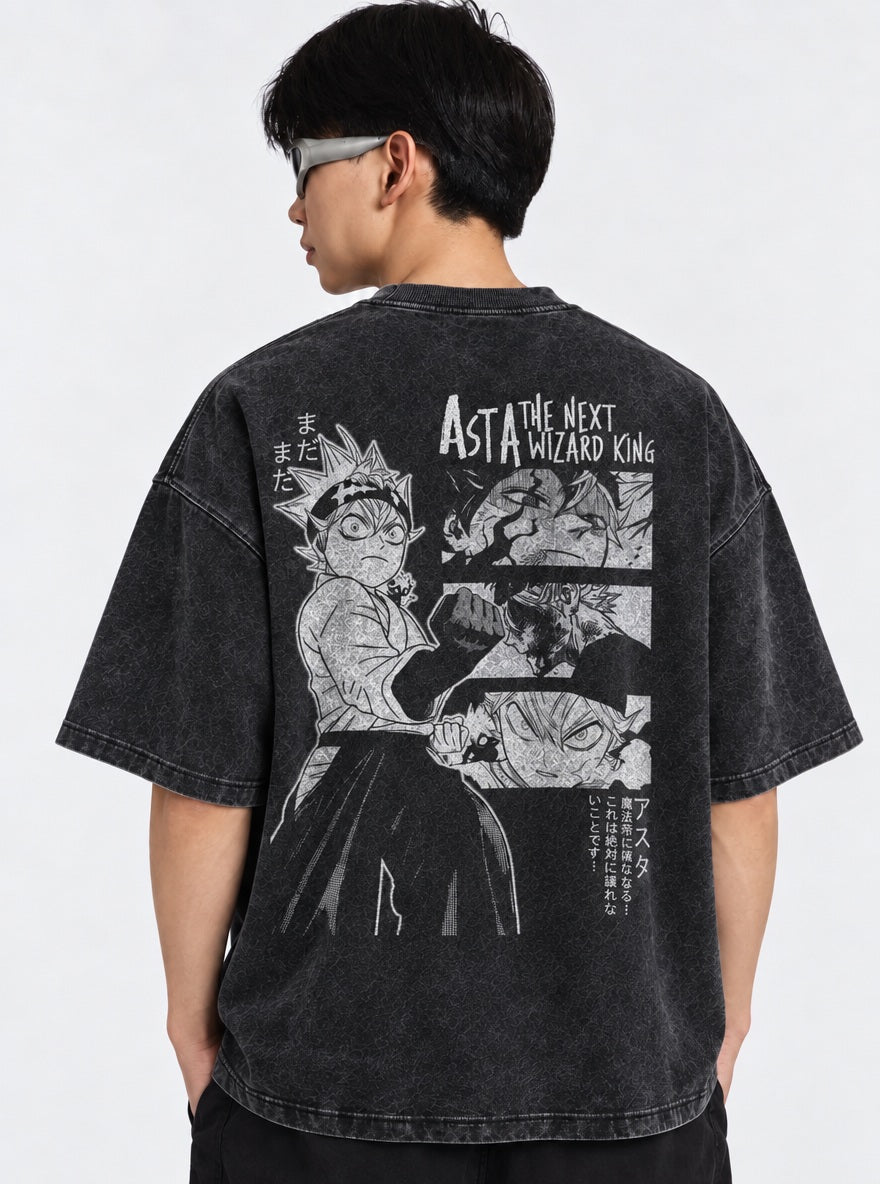 Asta Wizard King – T-Shirt – model shot | Black Clover