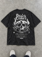 Horned Skull – T-Shirt – flat-lay | Black Clover