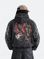 Asta Devil Union – Hoodie – model shot | Black Clover