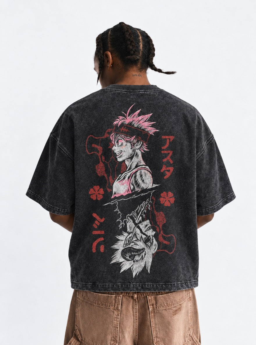 Asta & Liebe – T-Shirt – model shot | Black Clover