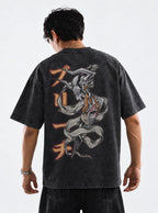 Ichigo Zangetsu Wrap – T-Shirt – model shot | Bleach