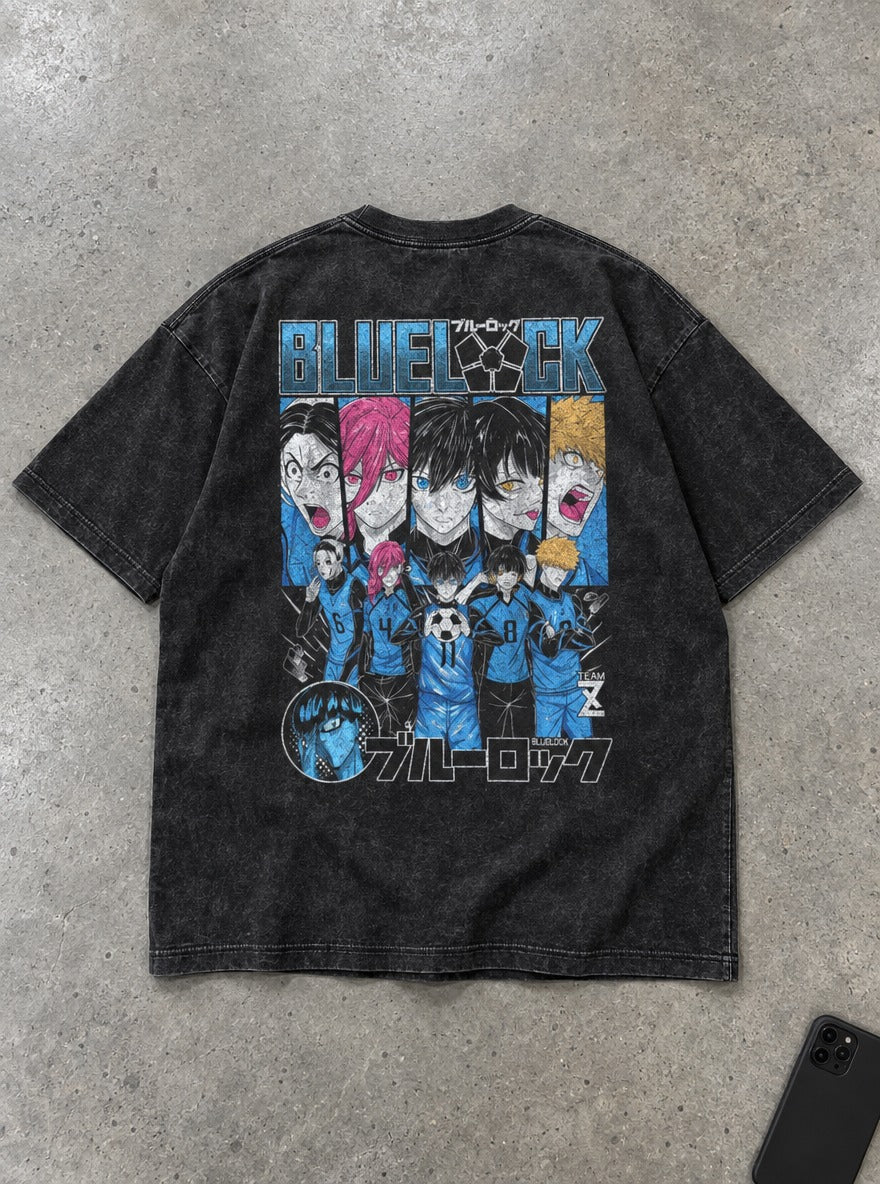 Collage Hold – T-Shirt – flat-lay | Blue Lock