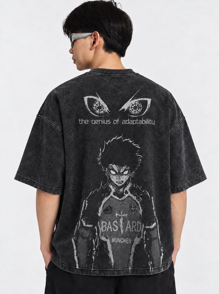 Cross Emblem – T-Shirt – model shot | Blue Lock