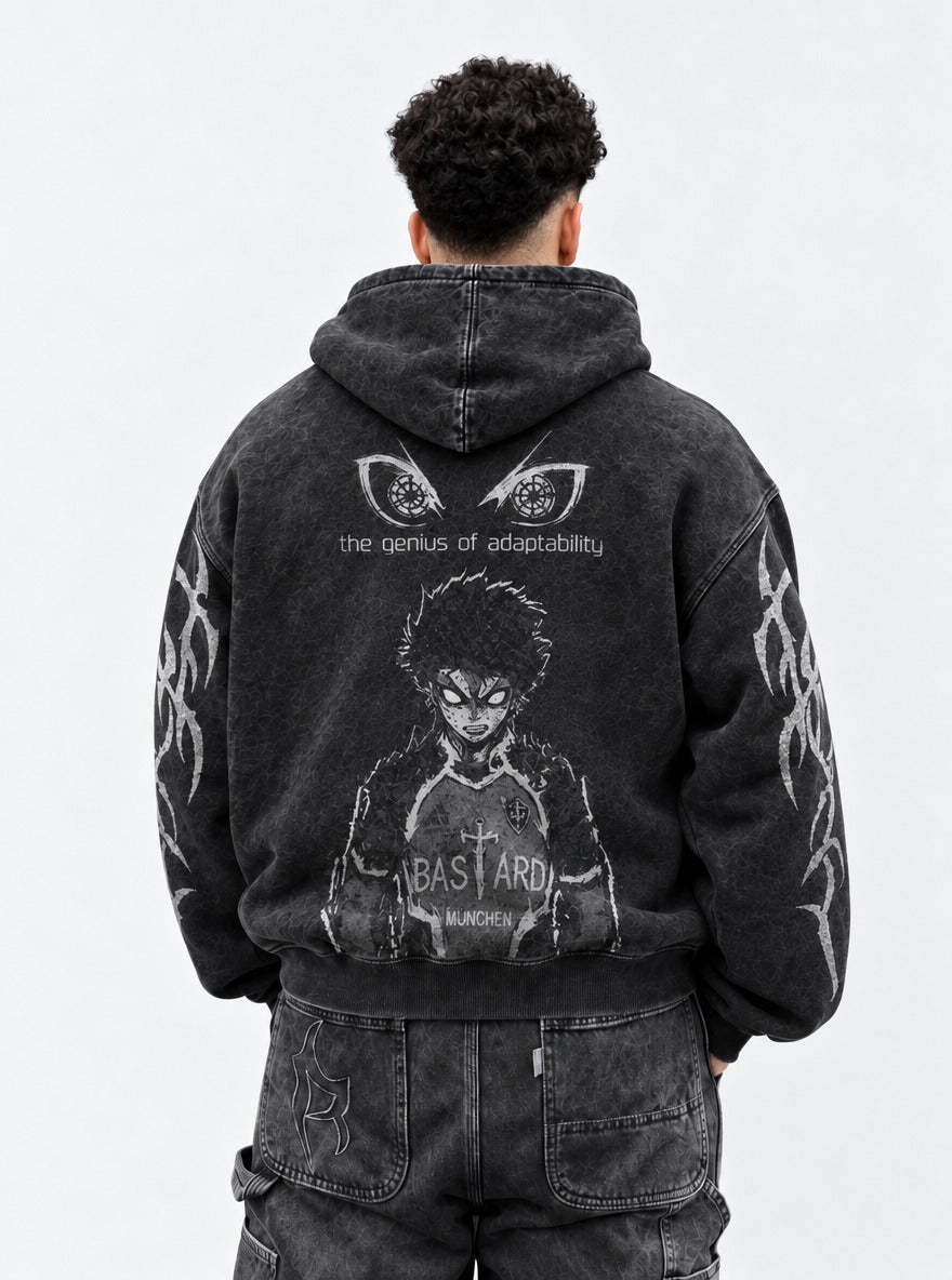 Cross Emblem – Hoodie – model shot | Blue Lock