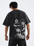 Dual Crest – T-Shirt – model shot | Blue Lock