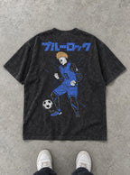 Fiery Nine – T-Shirt – flat-lay | Blue Lock