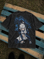 Genius Wolf – T-Shirt – flat-lay | Blue Lock