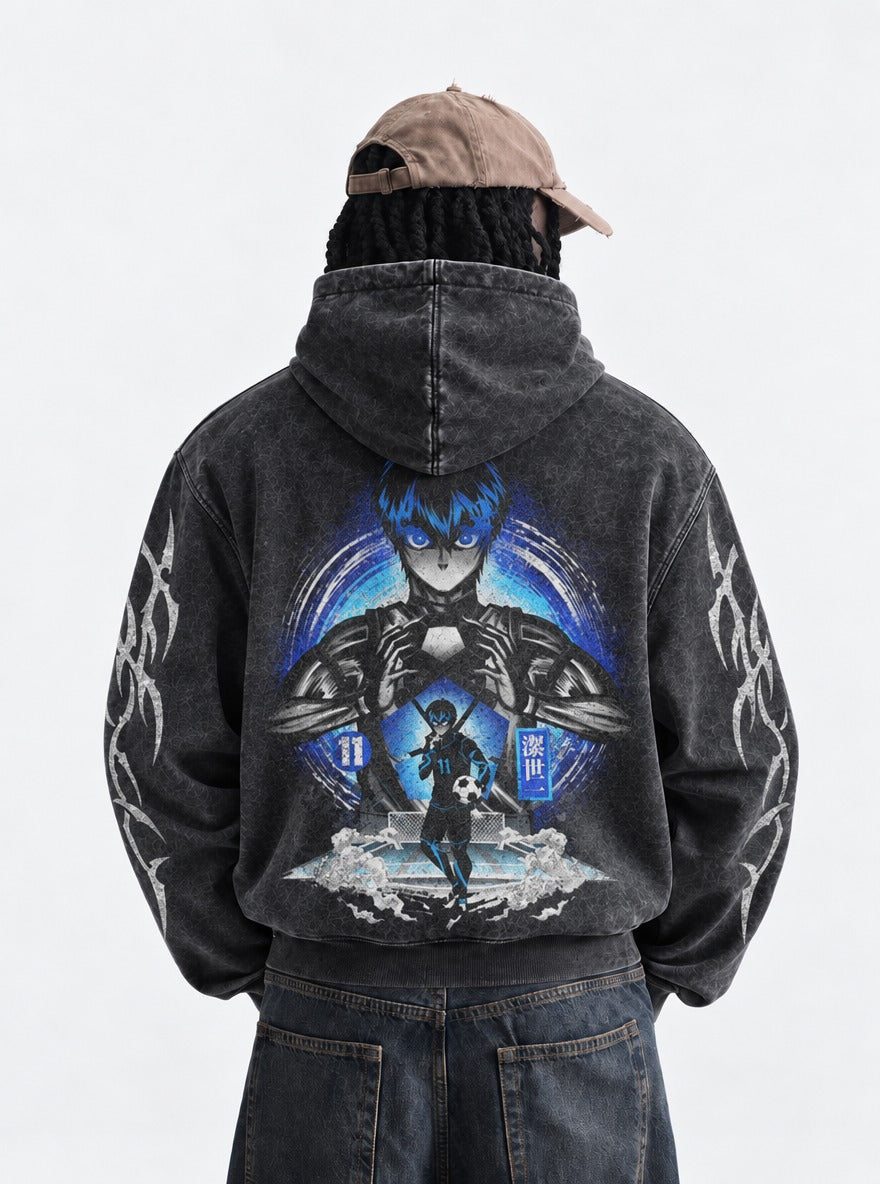 Nagi Giant – Hoodie – model shot | Blue Lock