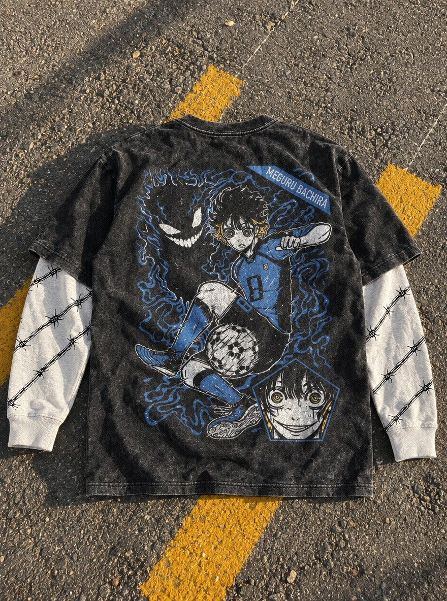 Shadow Tendril – Double Sleeves – flat-lay | Blue Lock