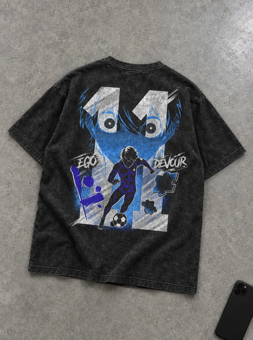 Silhouette Drive – T-Shirt – flat-lay | Blue Lock