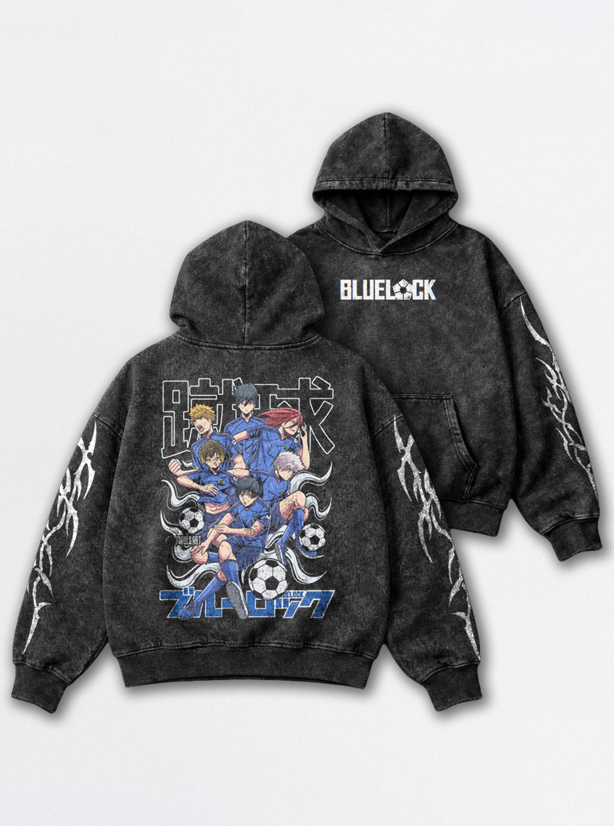 Six Strike – Hoodie – mockup | Blue Lock