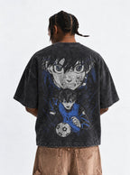 Split Focus – T-Shirt – model shot | Blue Lock