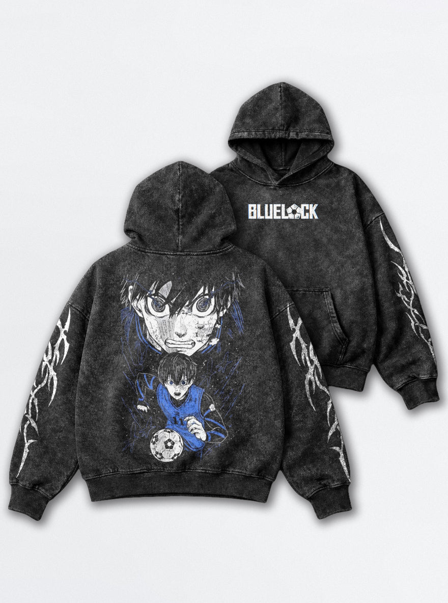 Split Focus – Hoodie – mockup | Blue Lock