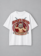 Boar's Head – White Tee – mockup | Meme Tees