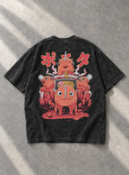 Pochita Noodles – T-Shirt – flat-lay | Chainsaw Man