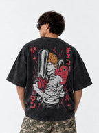 Denji & Pochita – T-Shirt – model shot | Chainsaw Man