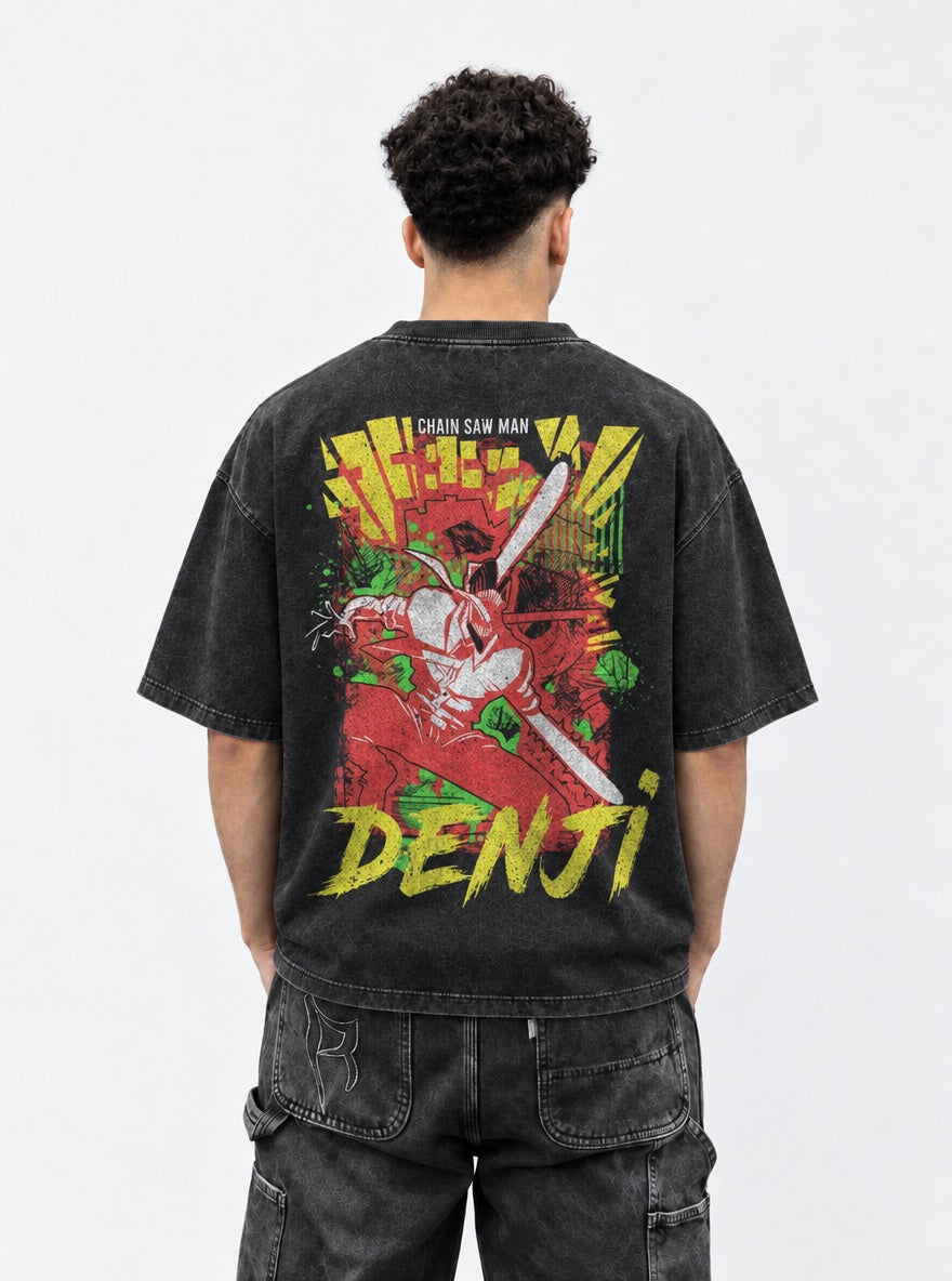 Denji Splash – T-Shirt – model shot | Chainsaw Man