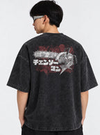 Chainsaw Head Logo – T-Shirt – model shot | Chainsaw Man