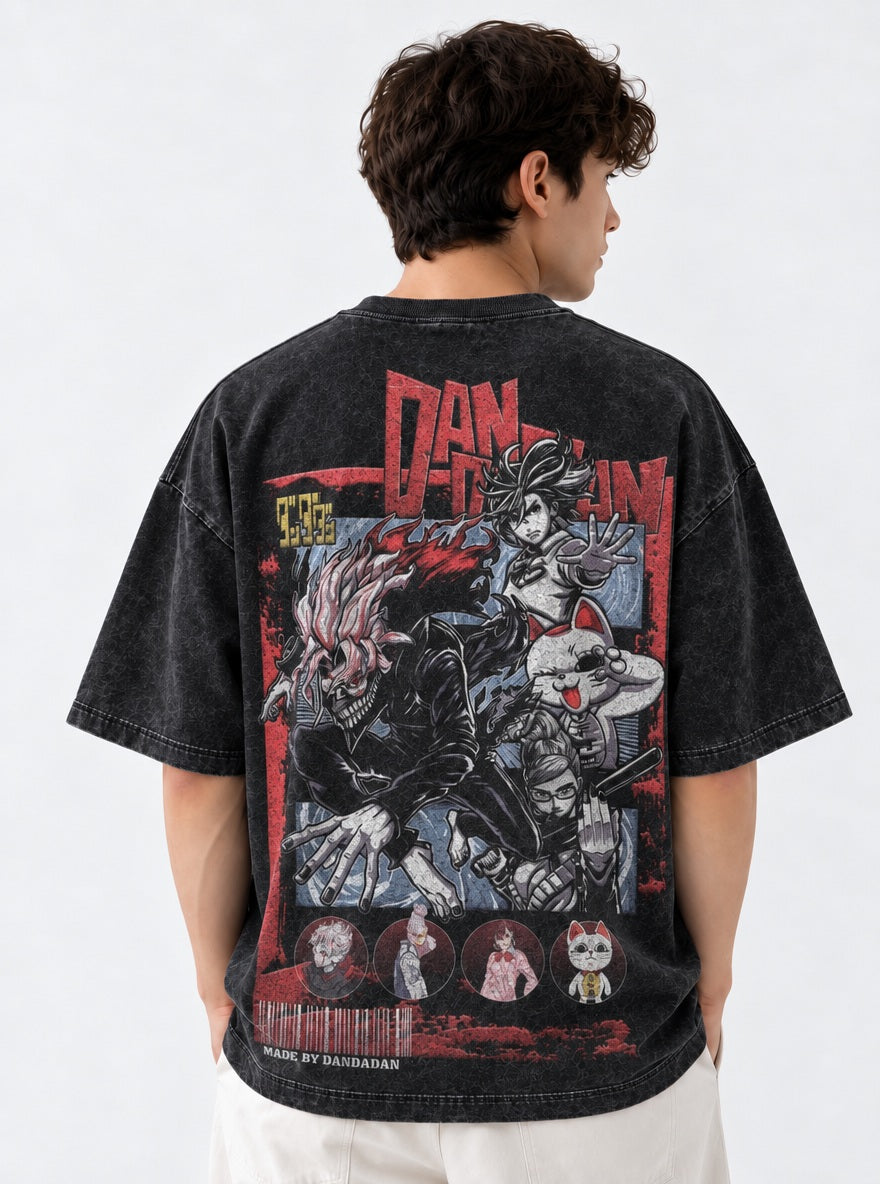 Okarun Squad – T-Shirt – model shot | Dandadan