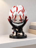 Chibi Okarun Figure – on a display shelf | Dandadan