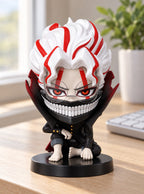 Chibi Okarun Figure – on a desk | Dandadan