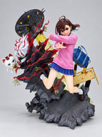 Momo & Okarun Battle Diorama Figure – front view | Dandadan