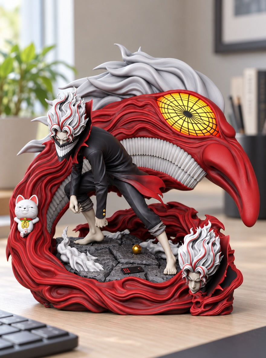 Okarun Creature Diorama Figure – on a desk | Dandadan