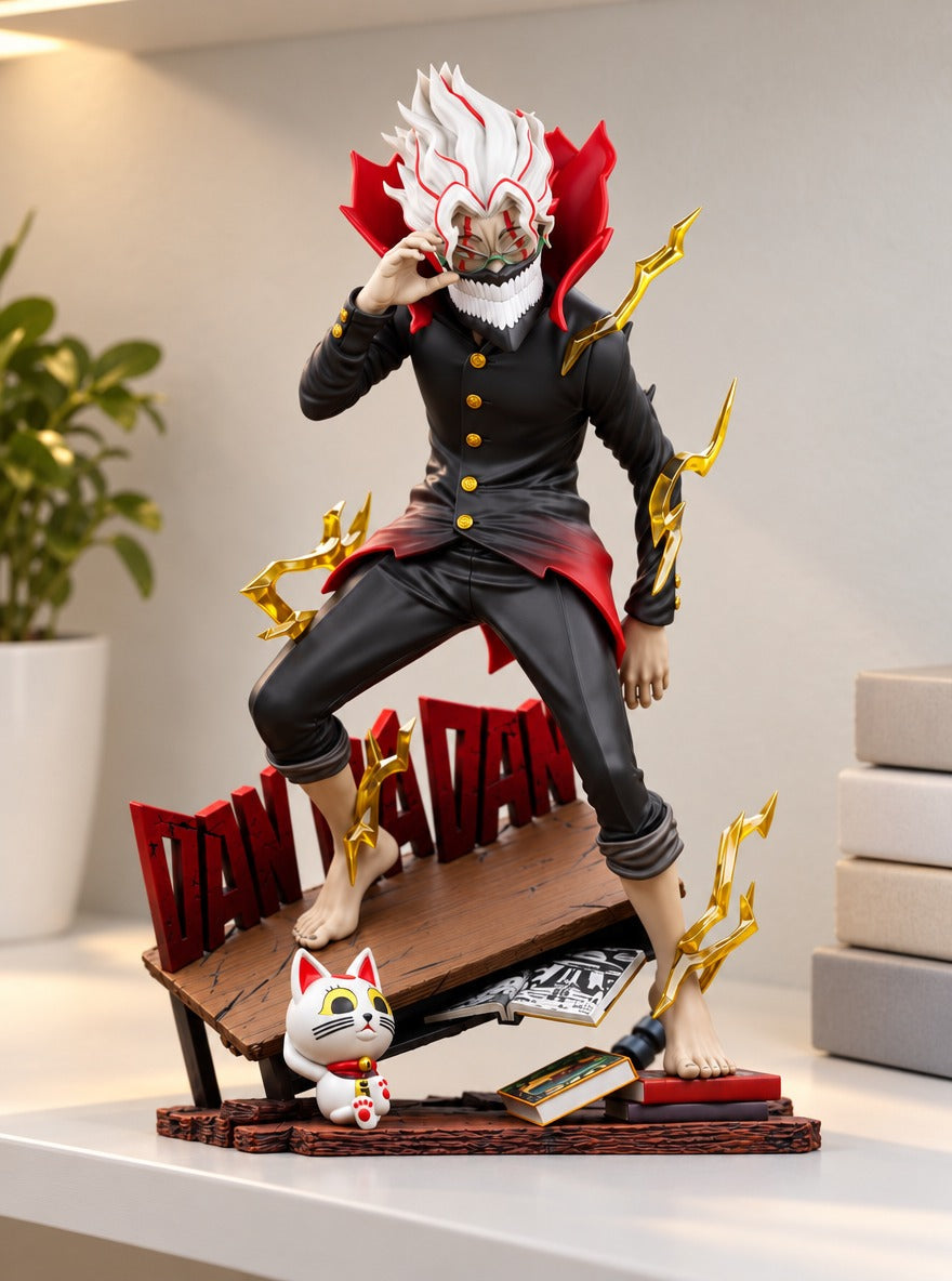 Okarun Dan Da Dan Figure – on a display shelf | Dandadan